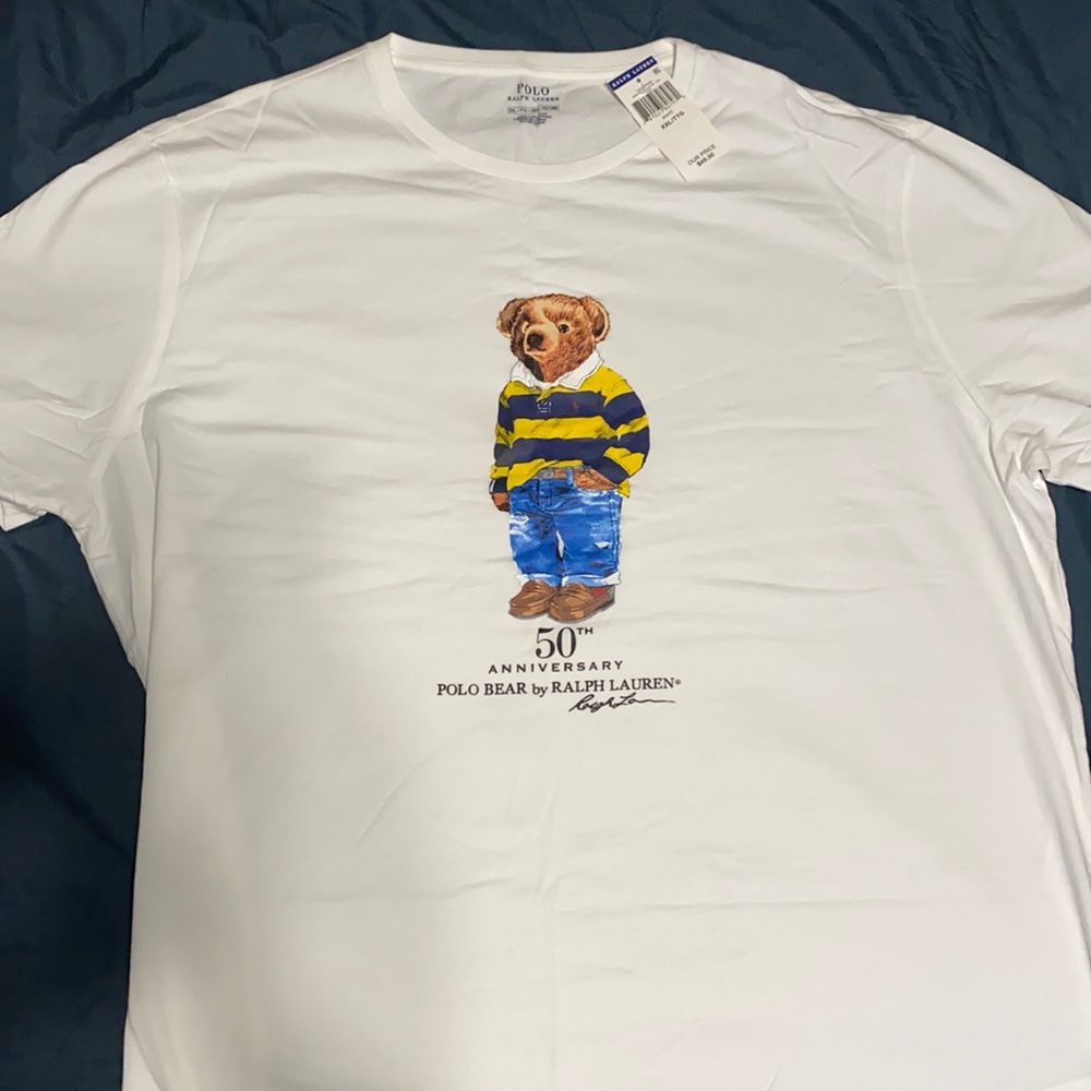 NWT Polo Bear by Ralph Lauren 50th anniversary tee